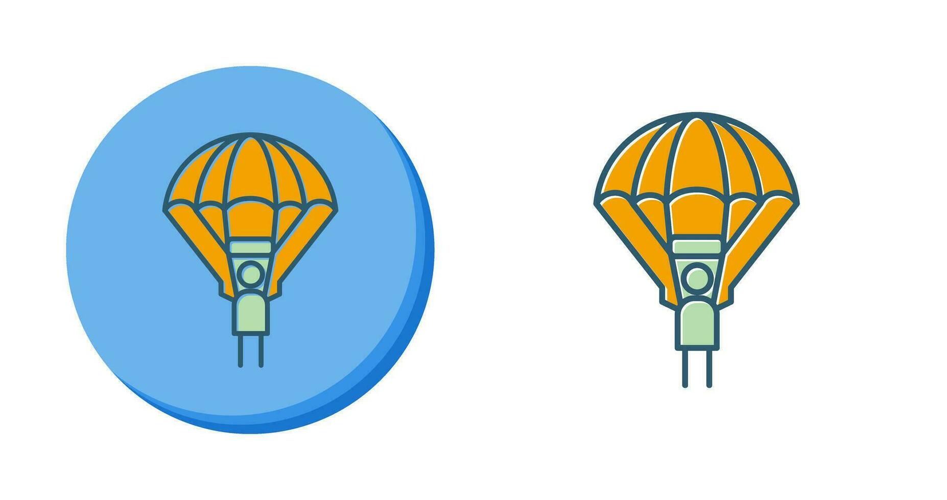 parachuter vector icoon