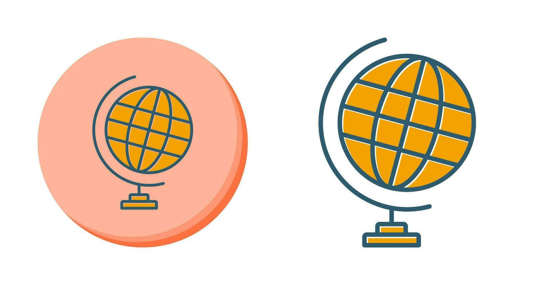 wereldbol vector pictogram