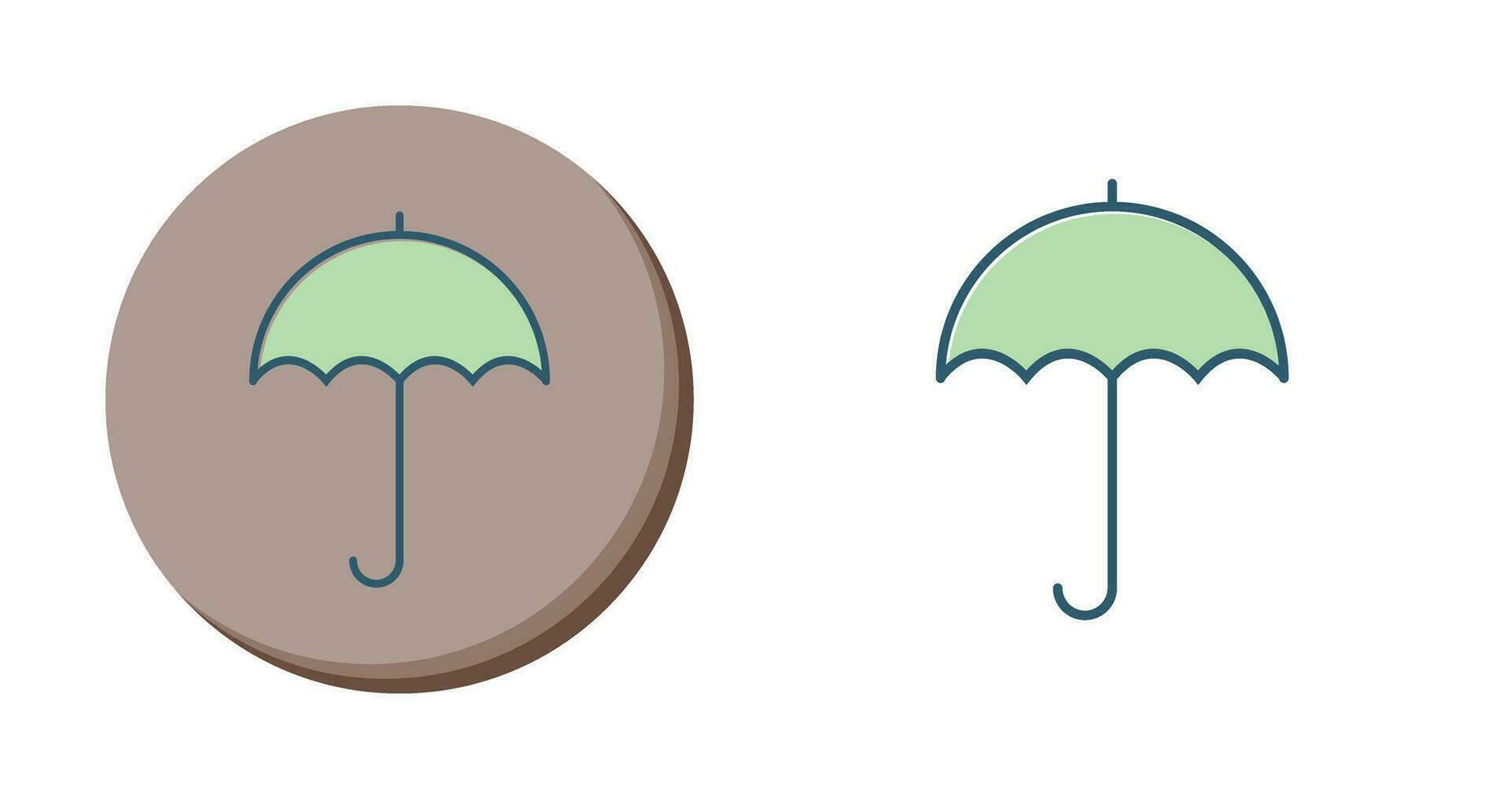 paraplu vector pictogram