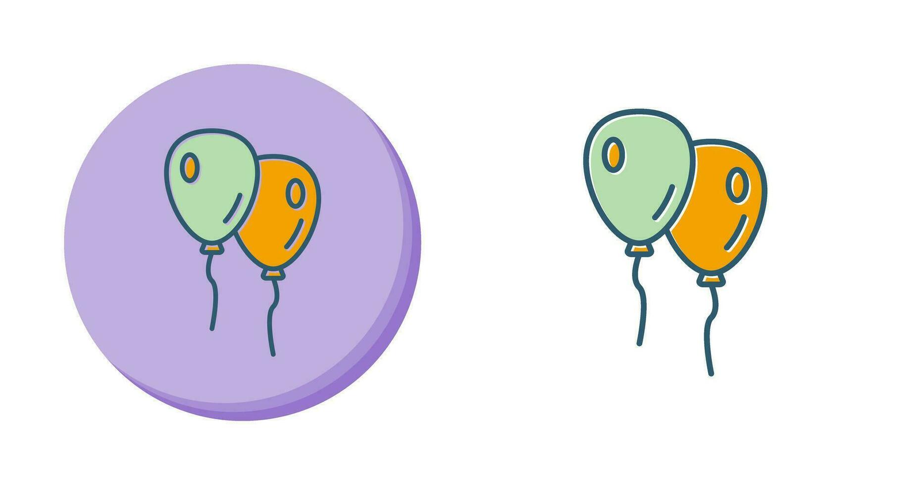 ballonnen vector icon