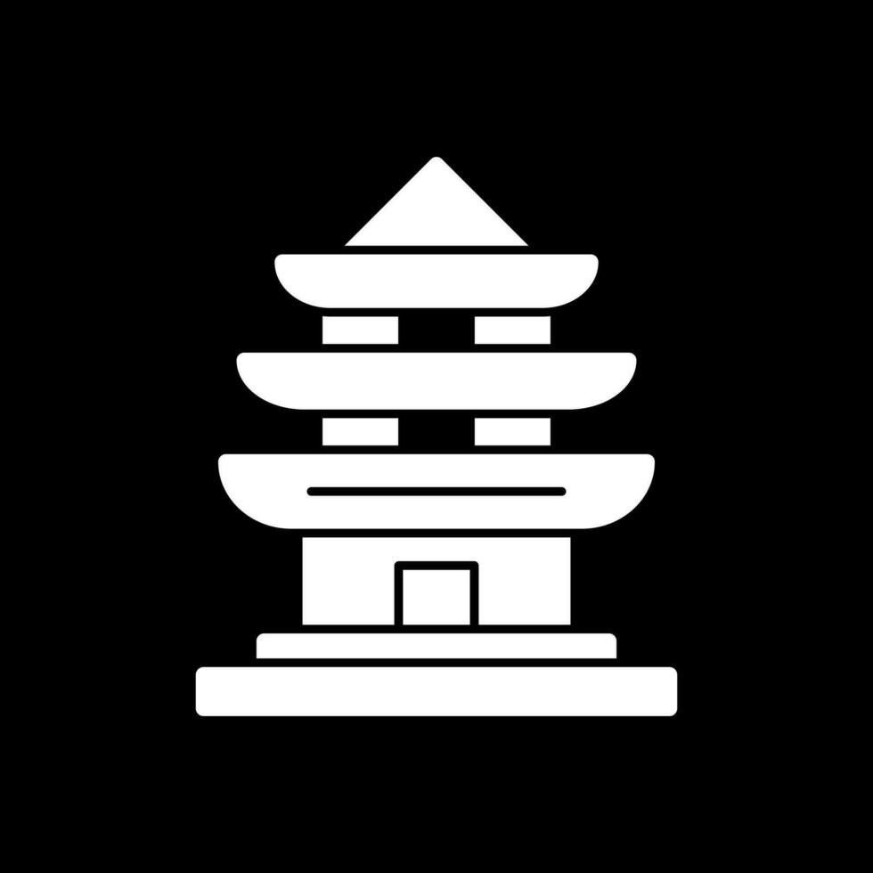 pagode vector icoon ontwerp
