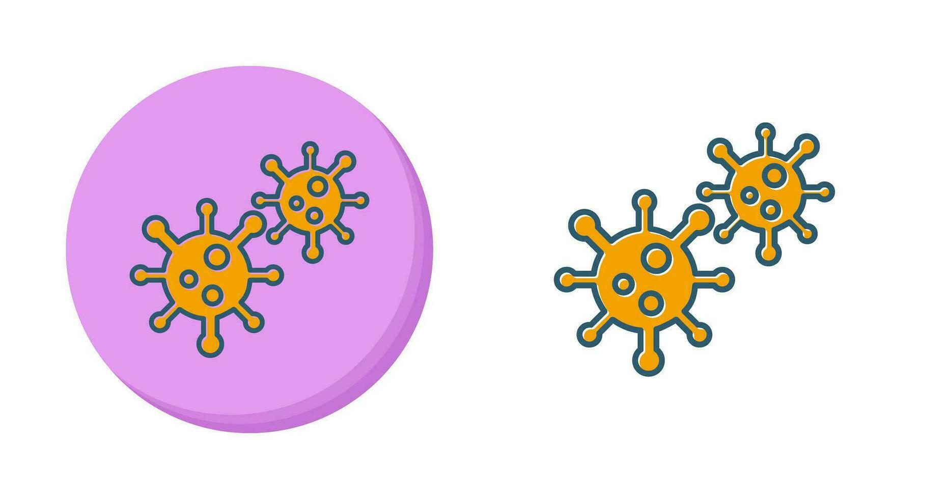 covid virus vector icoon