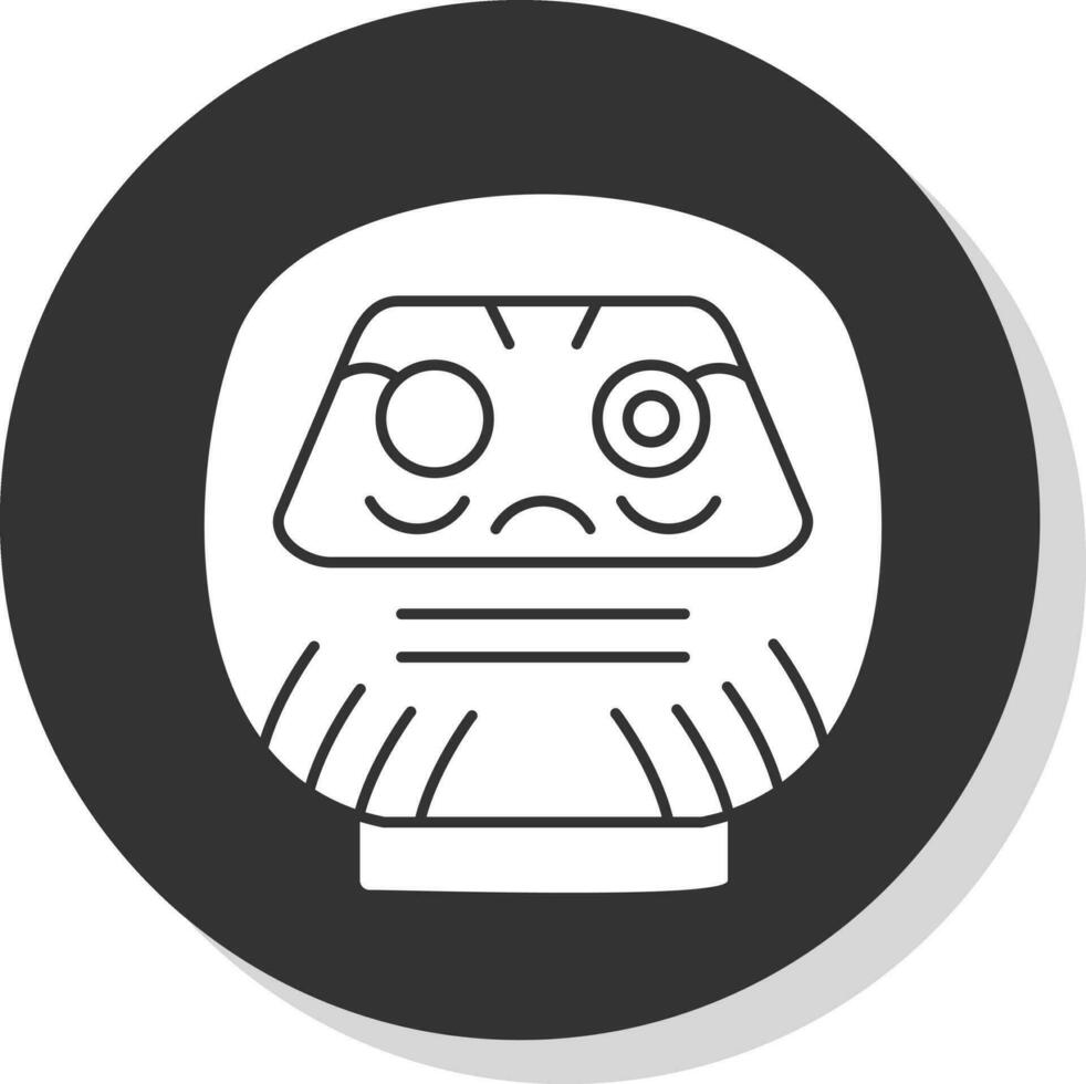 Daruma vector icoon ontwerp