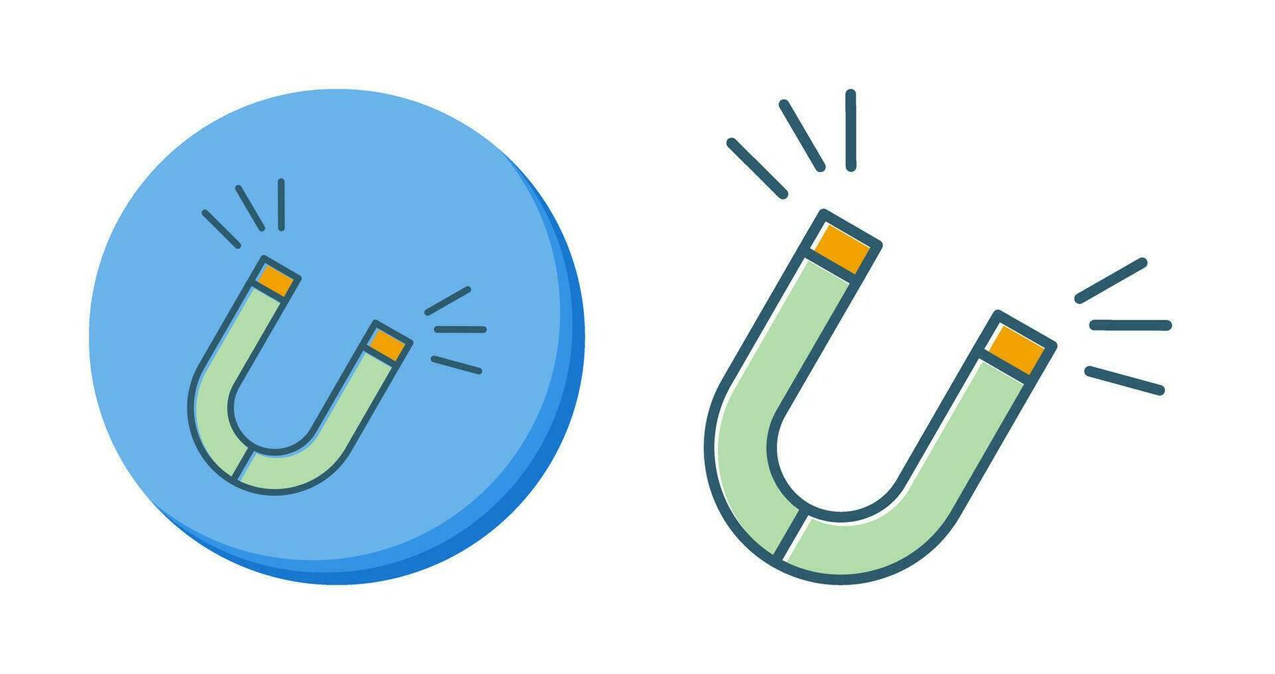 magneet vector pictogram