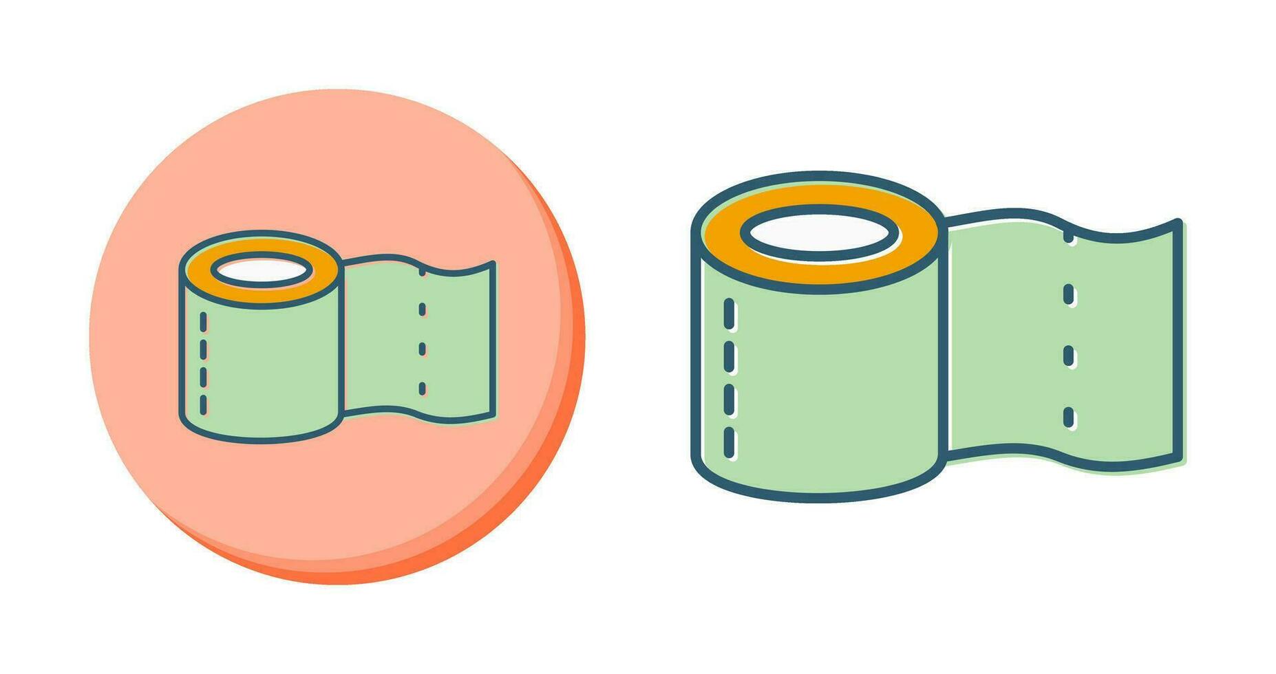 toilet papier vector icoon