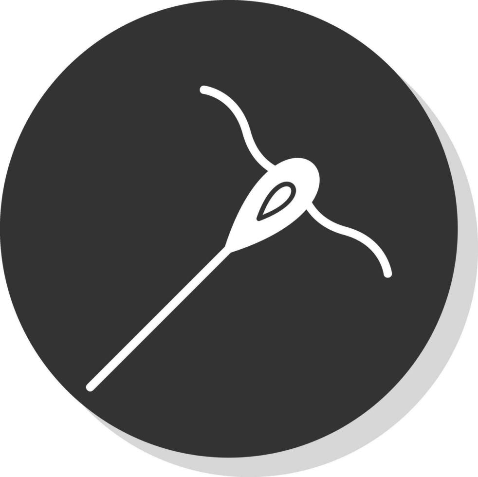 naald- vector icoon ontwerp