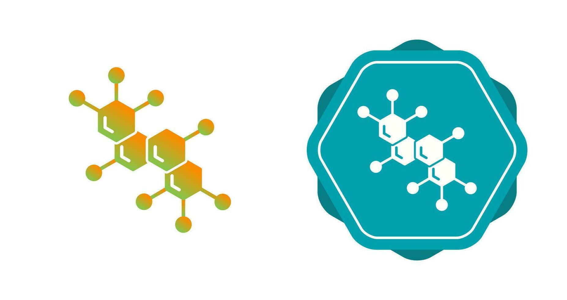 molecuul vector pictogram