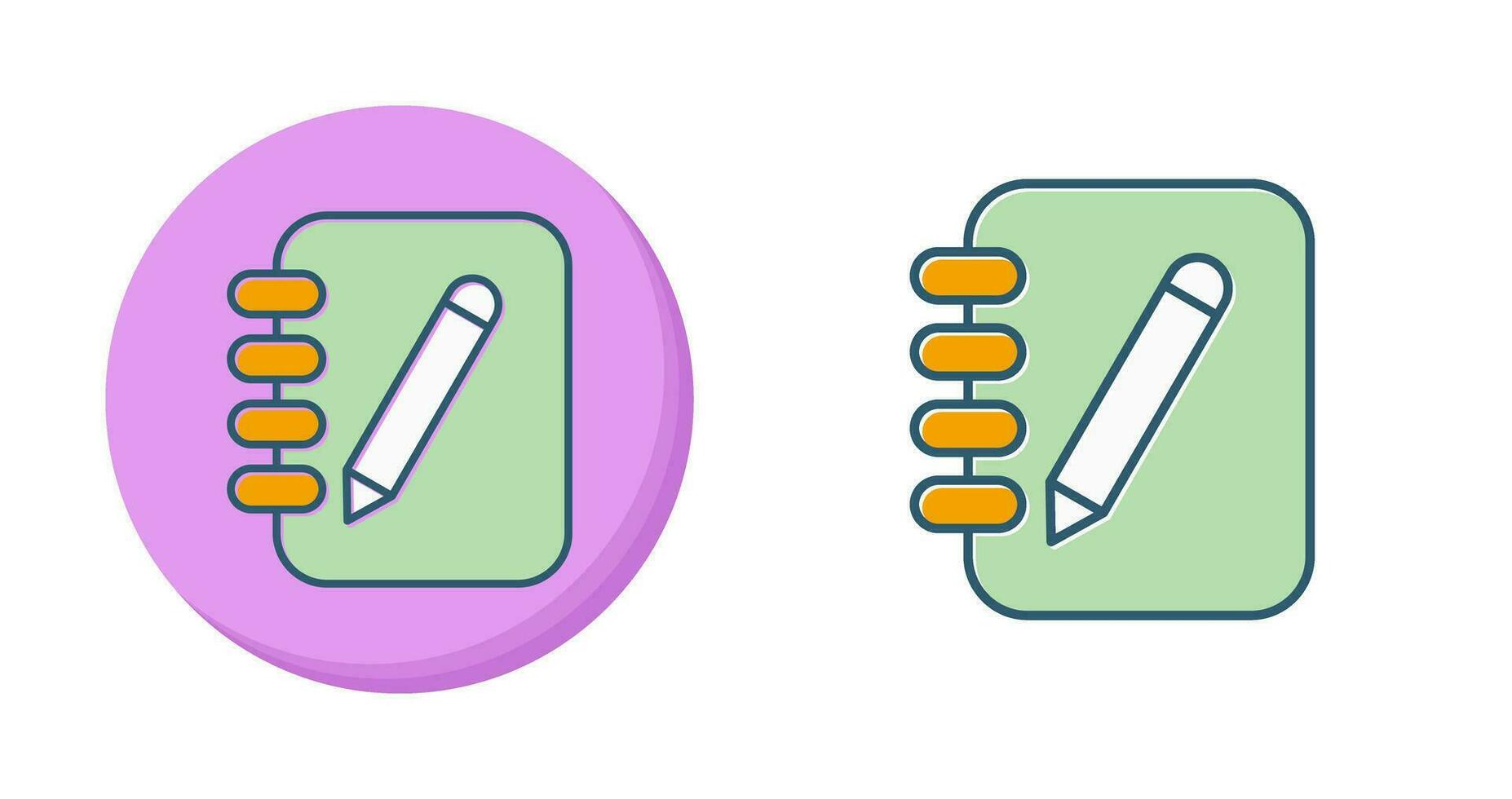 notebook vector pictogram