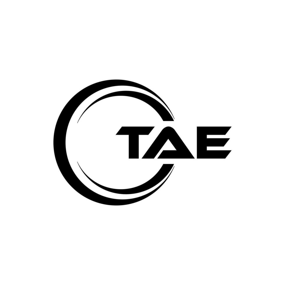 tae brief logo ontwerp, inspiratie voor een uniek identiteit. modern elegantie en creatief ontwerp. watermerk uw succes met de opvallend deze logo. vector