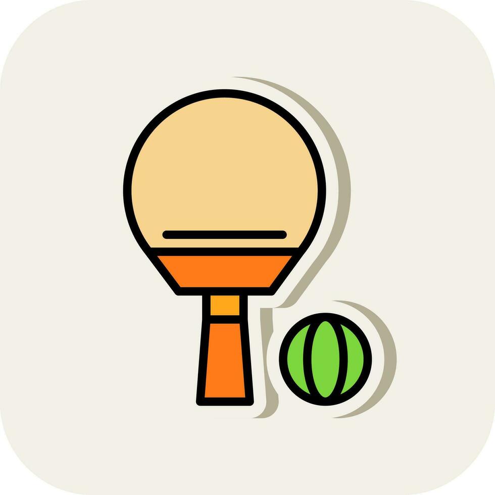 ping pong vector icoon ontwerp