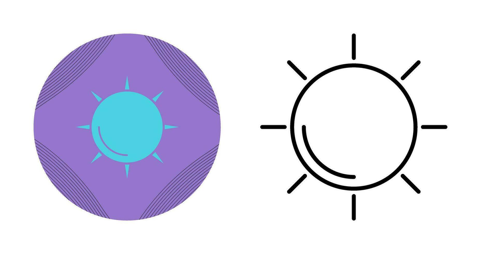 zon vector pictogram