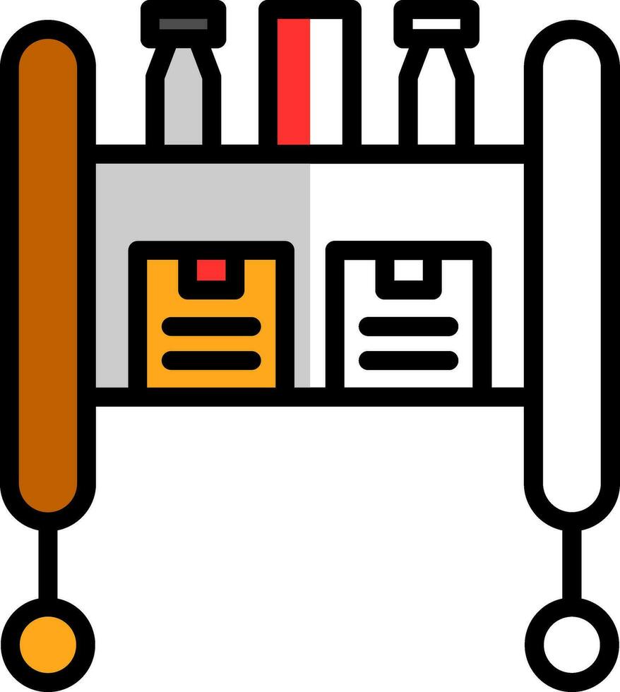 trolley vector icoon ontwerp