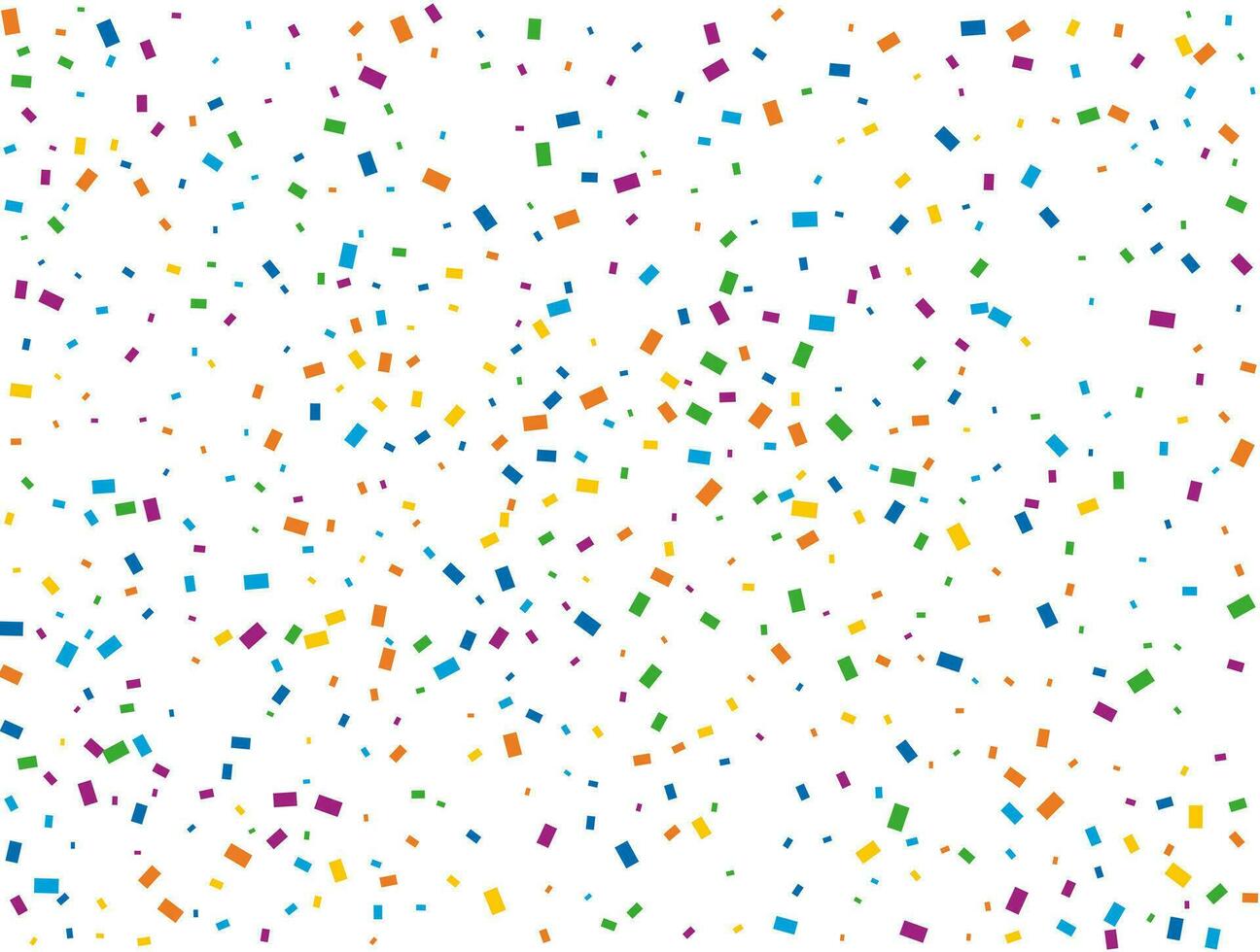 Kerstmis rechthoekig confetti. licht regenboog schitteren confetti achtergrond. gekleurde feestelijk textuur. vector