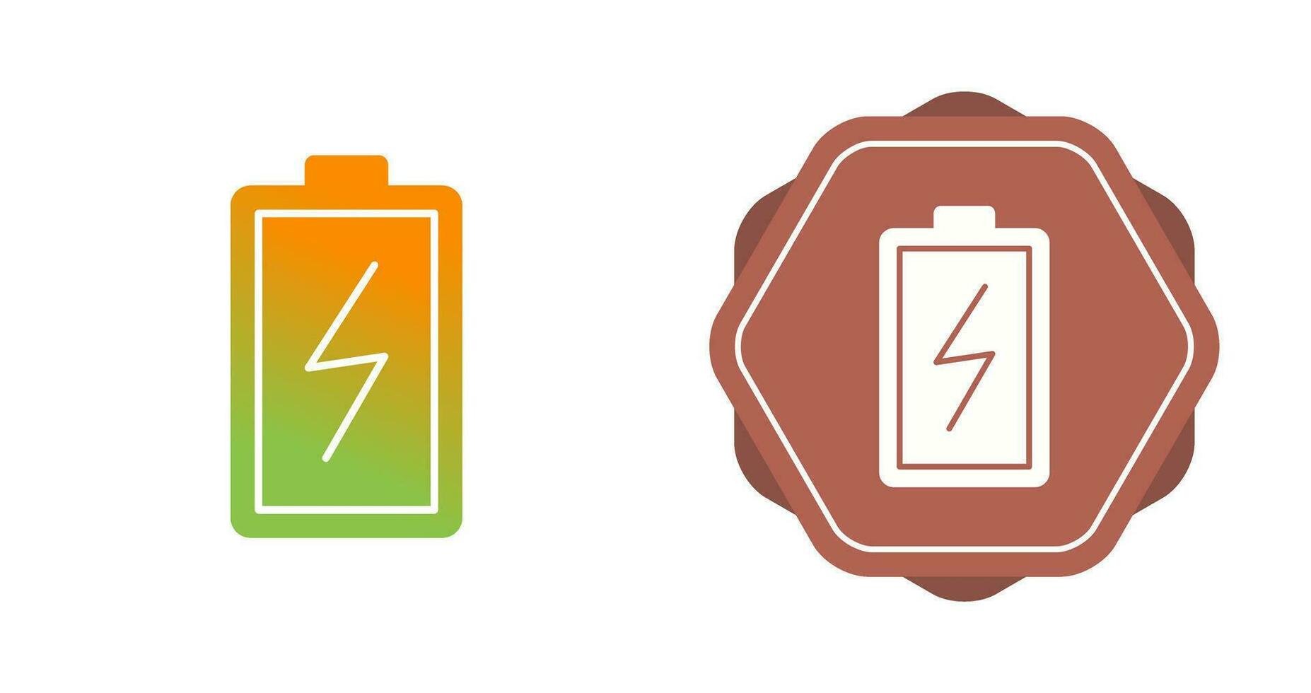 pictogram batterij opladen vector