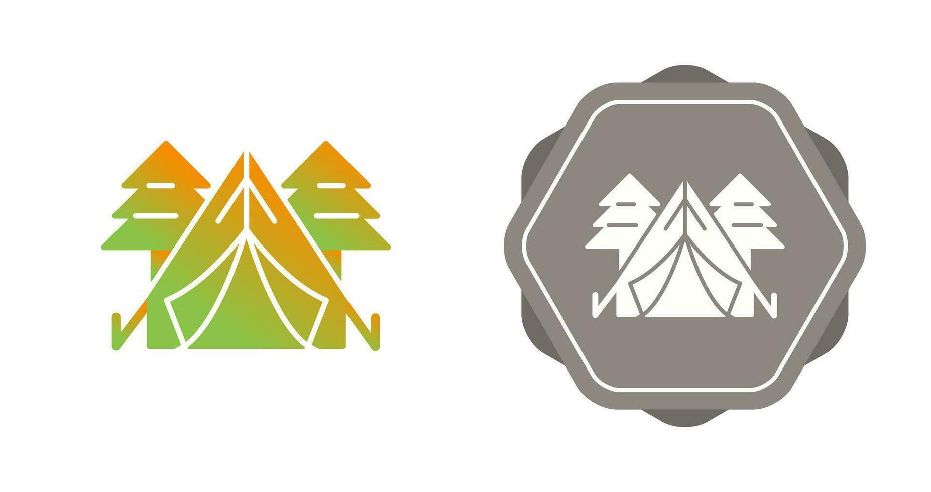 tent vector pictogram