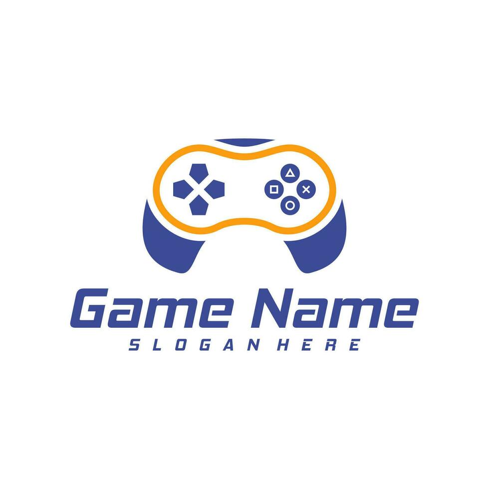 gamepad logo ontwerp vector. creatief bedieningshendel logo ontwerp sjabloon concept vector