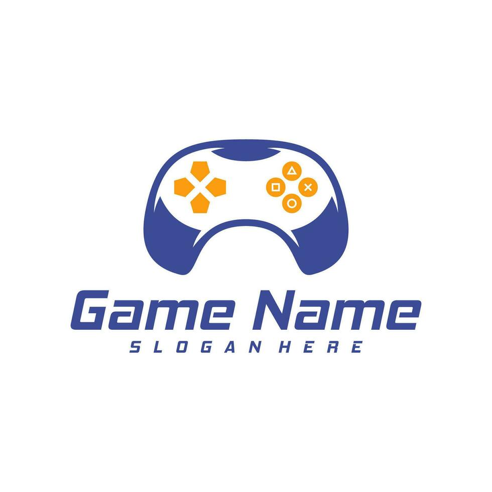 gamepad logo ontwerp vector. creatief bedieningshendel logo ontwerp sjabloon concept vector