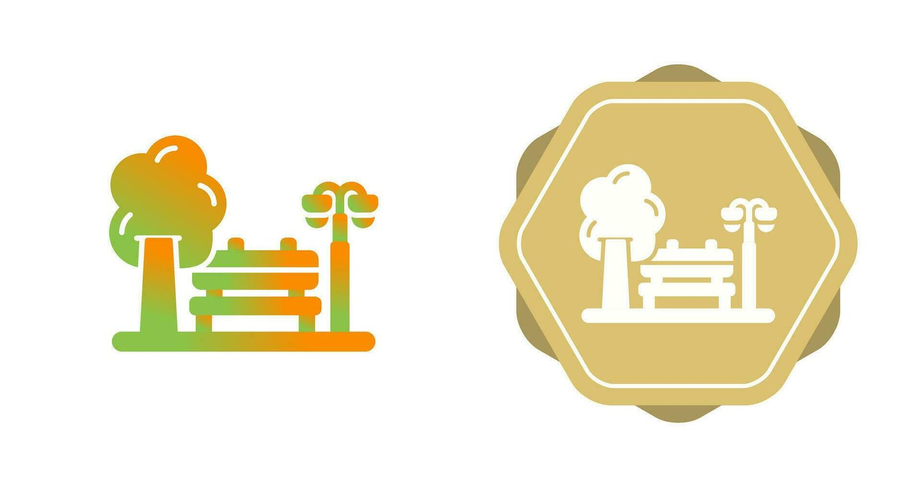 park vector pictogram