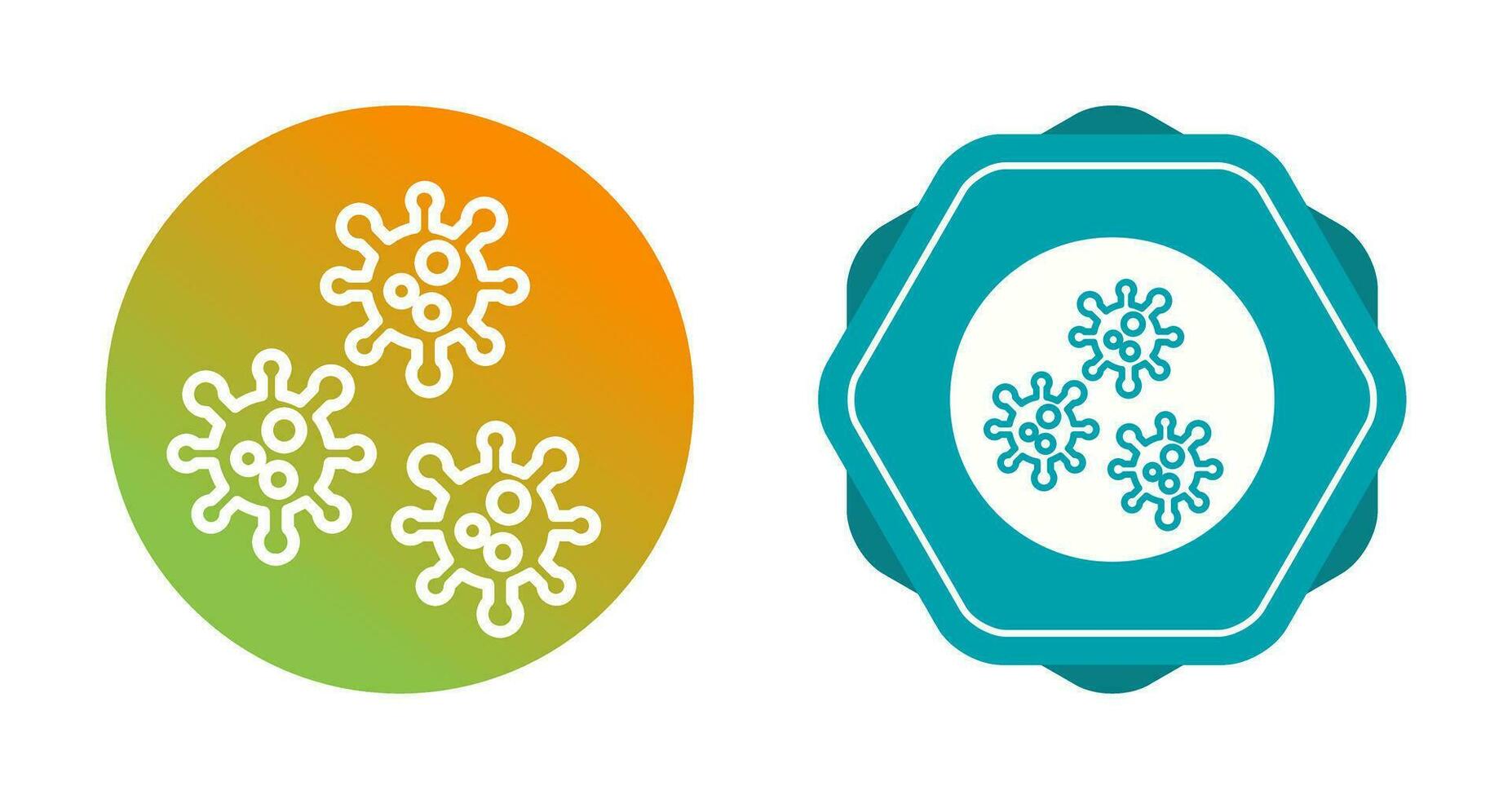 bacteriën vector icon