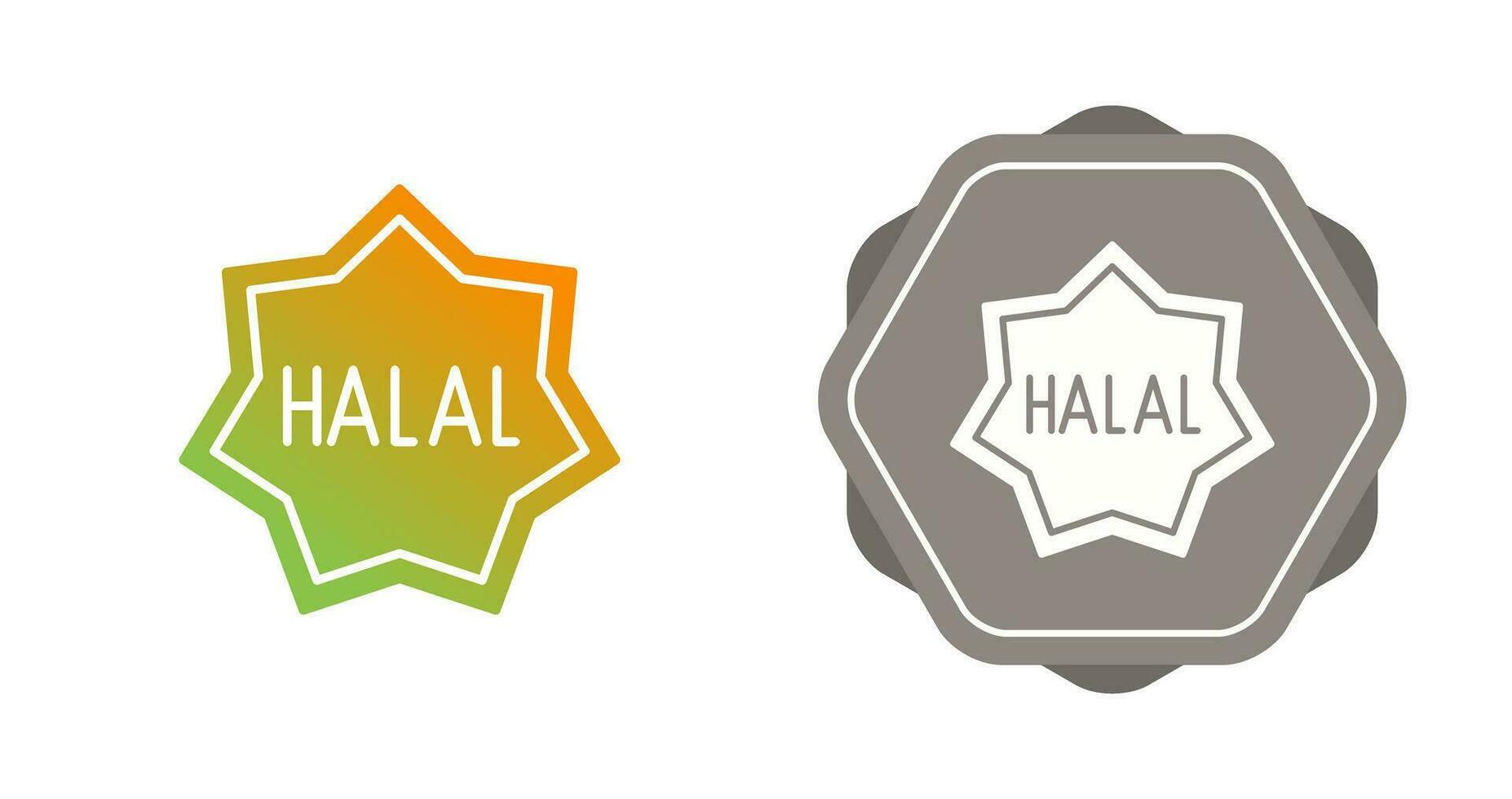 halal vector icoon