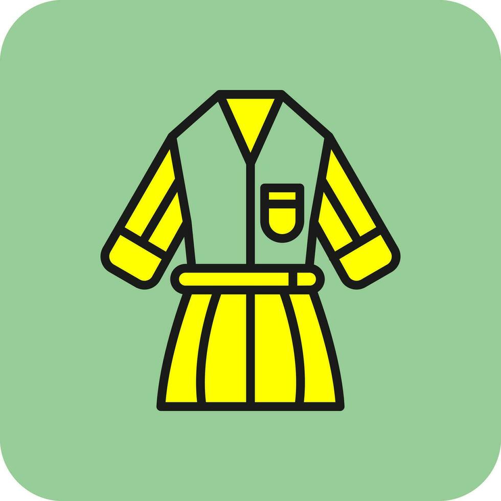 kimono vector icoon ontwerp