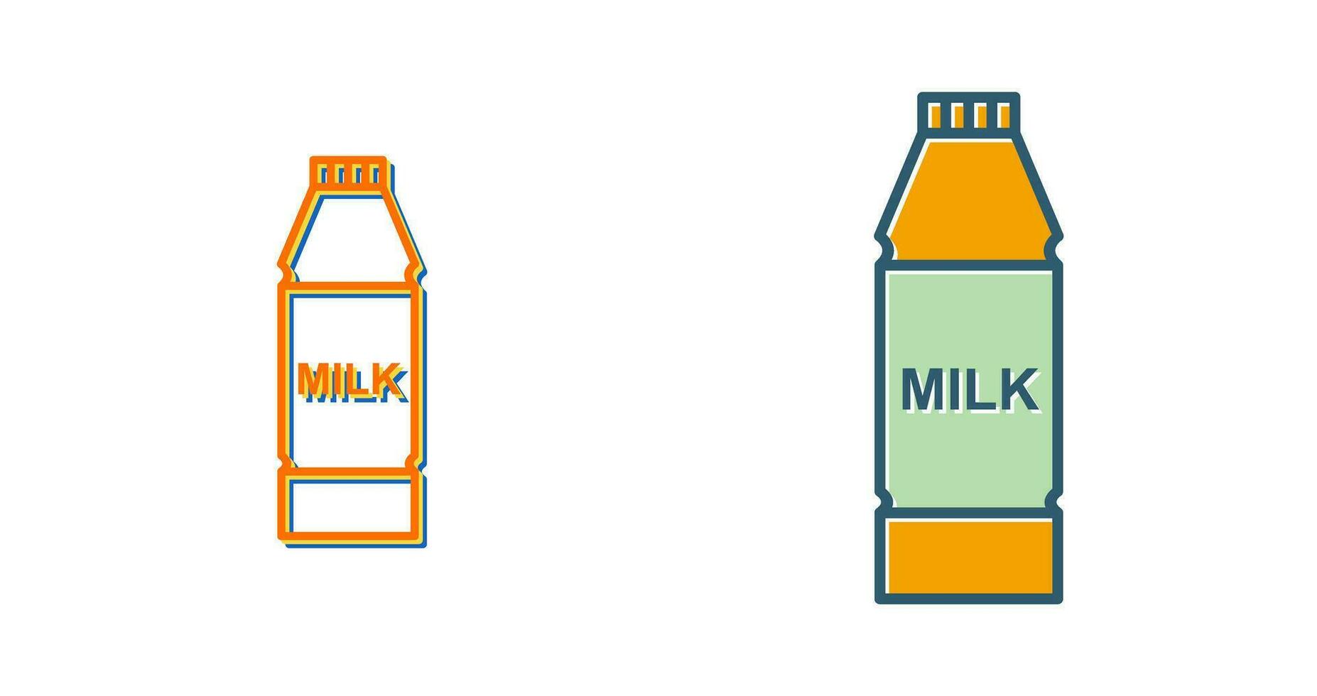 melk fles vector icoon