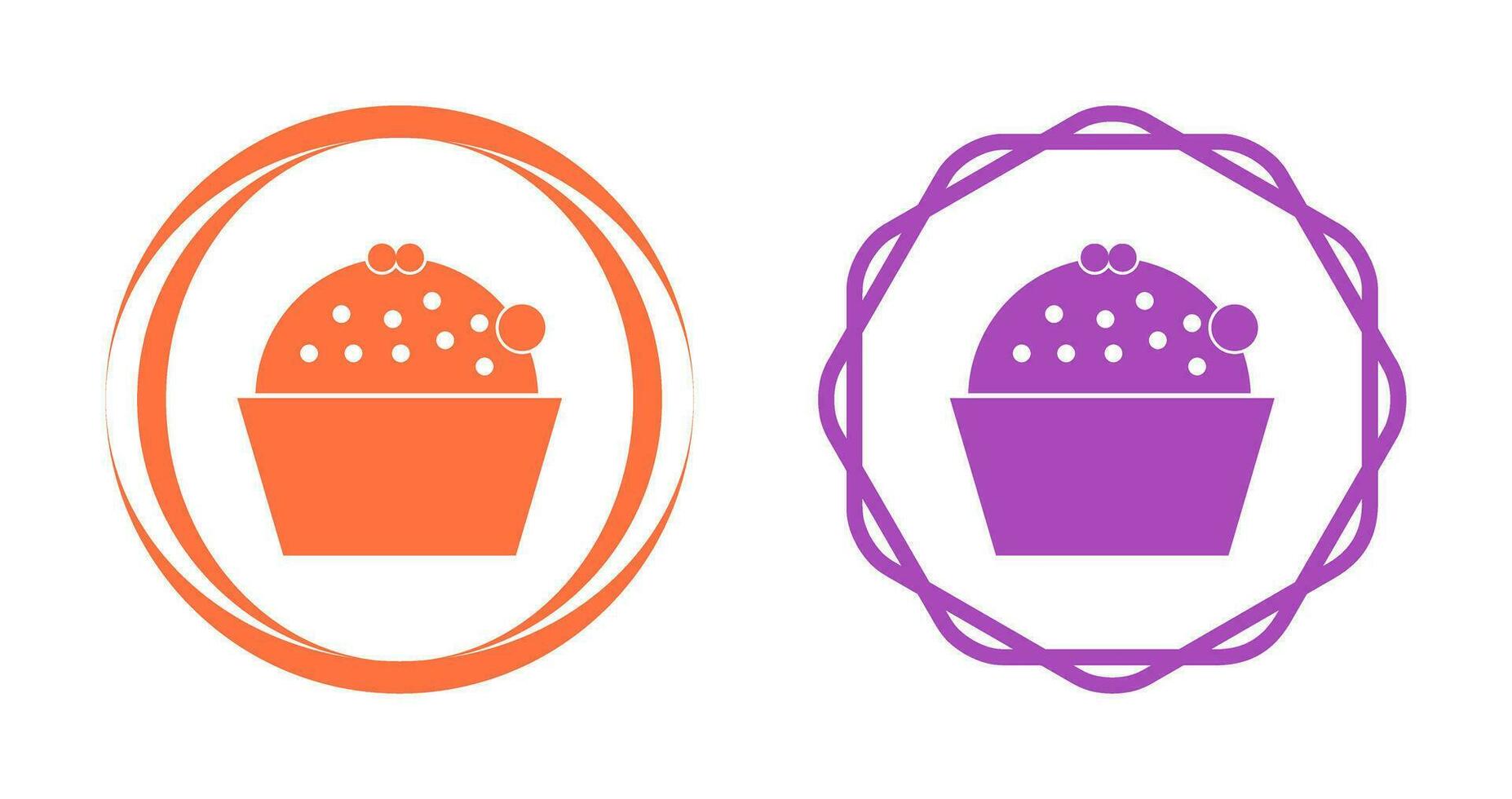 cup cake vector icon