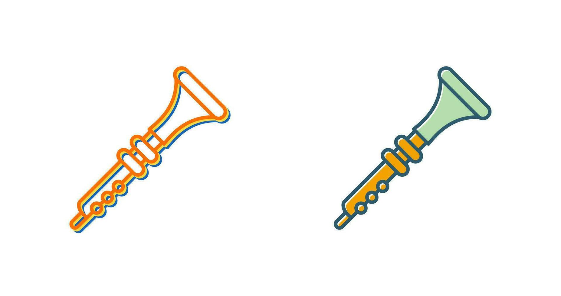 didgeridoo vector icoon