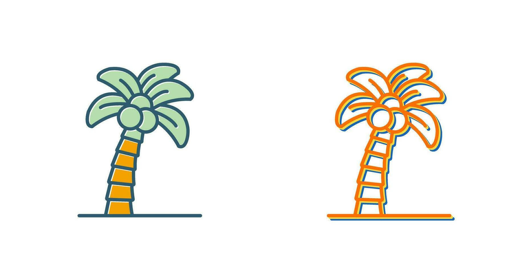 palm boom vector icoon