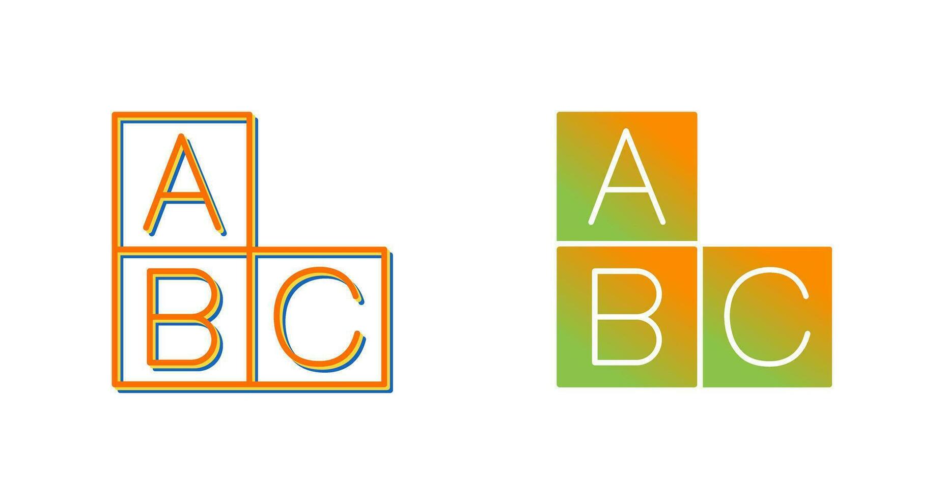 abc vector icoon