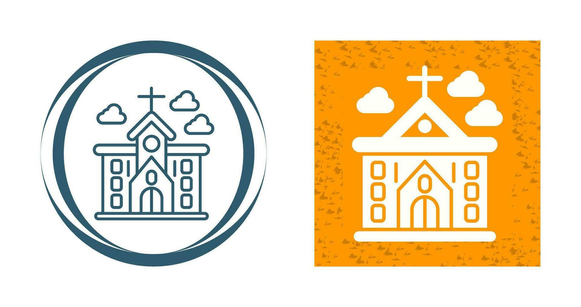 kerk vector pictogram