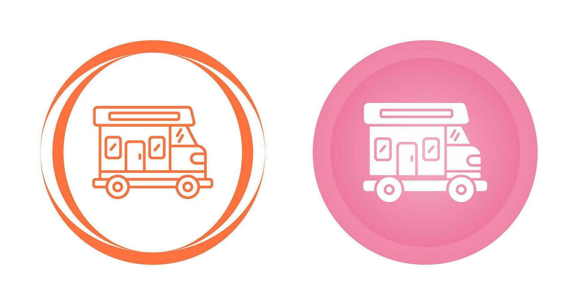 caravan vector pictogram