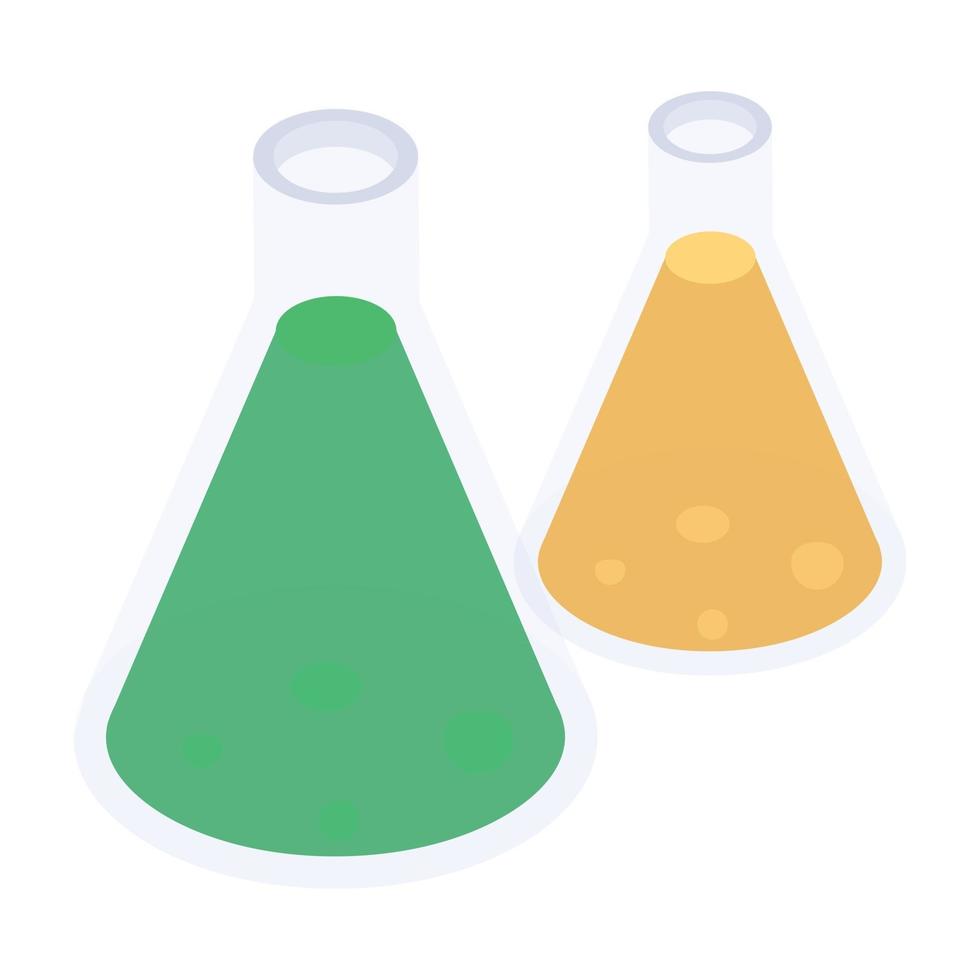 erlenmeyer concepten vector