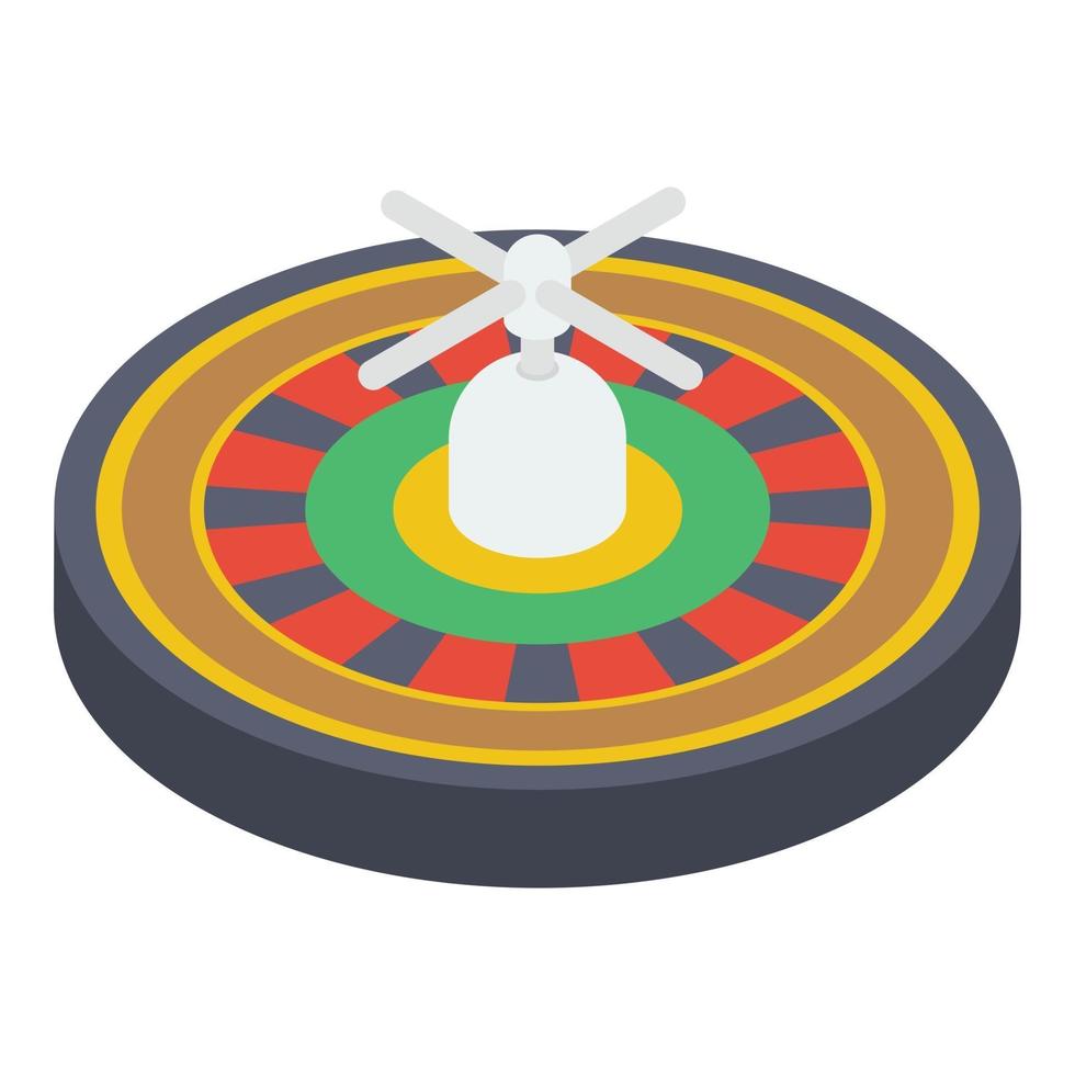 casino roulette wiel vector