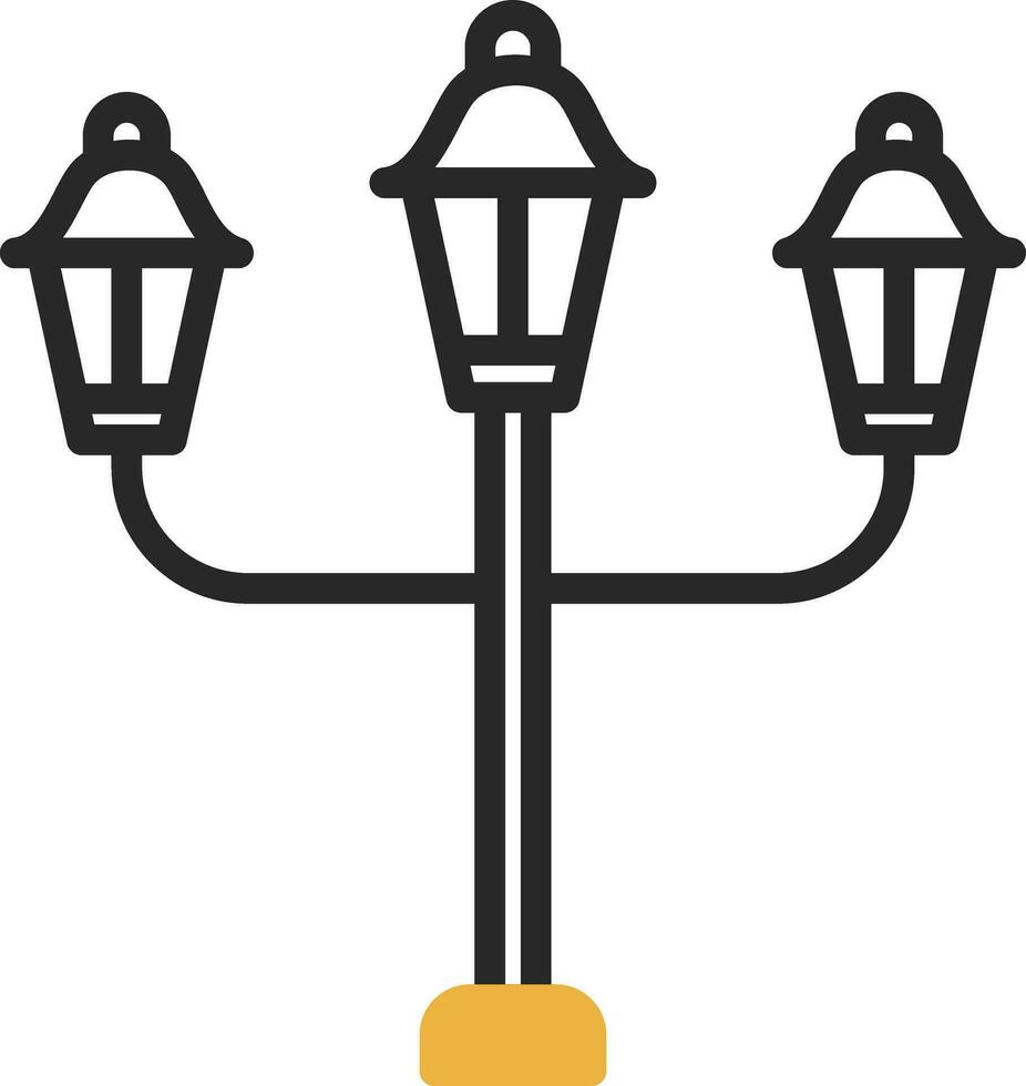 straat lamp vector icoon ontwerp