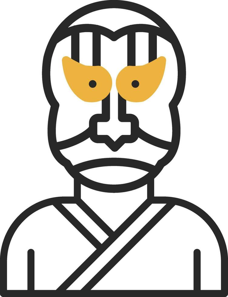 kabuki vector icoon ontwerp