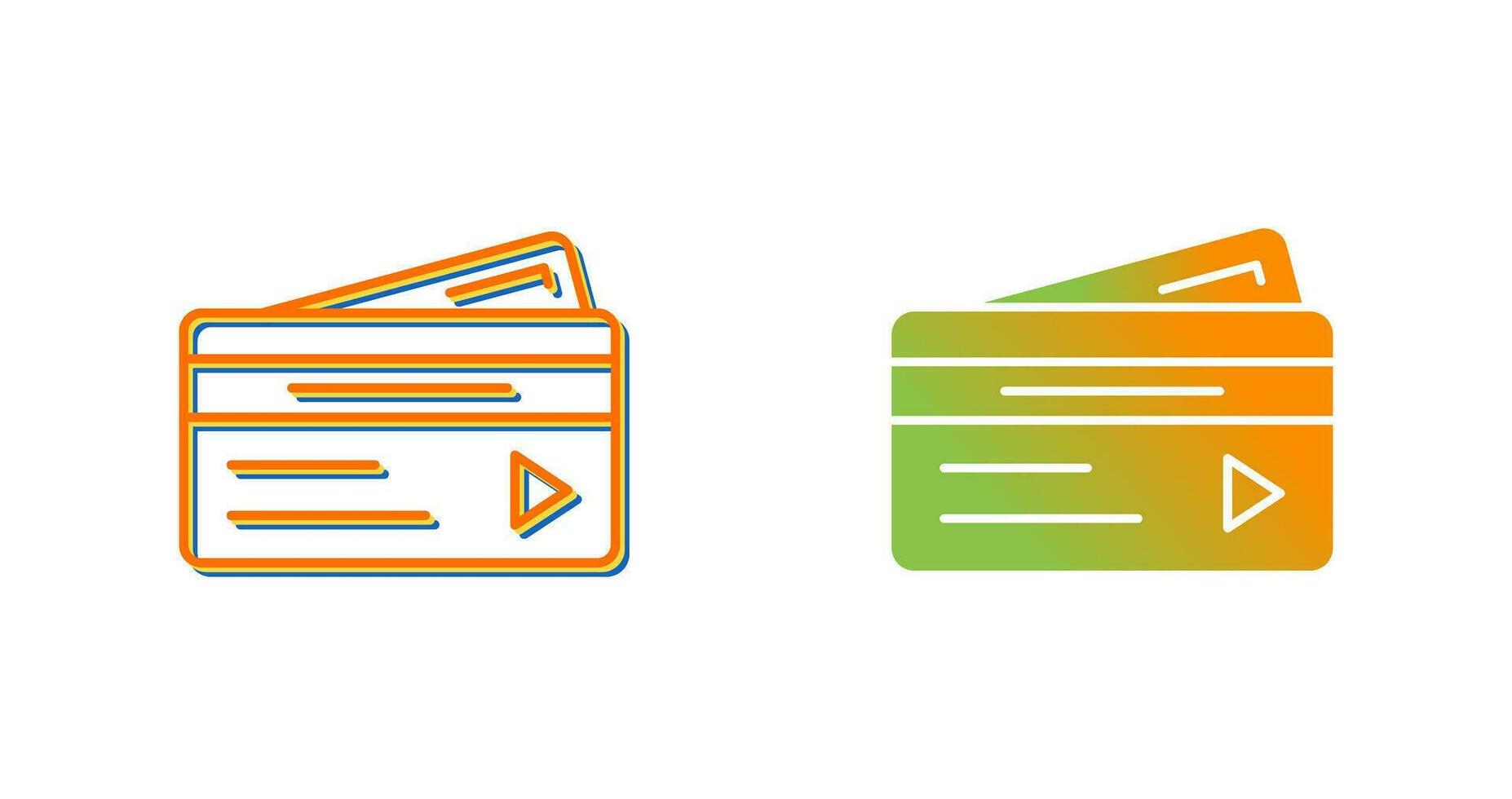 creditcard vector pictogram