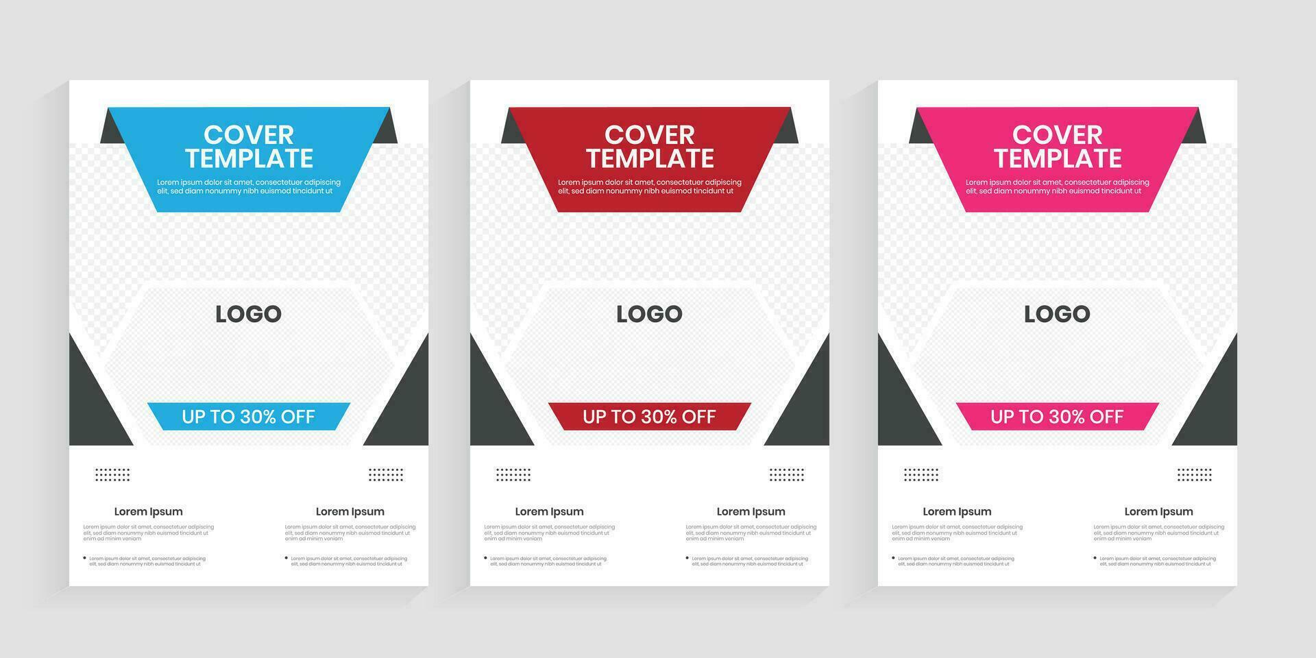 zakelijke bedrijf brochure Hoes sjabloon. zakelijke boekje ontwerp thema lay-out abstract creatief en modern Pagina's thema vector. vector