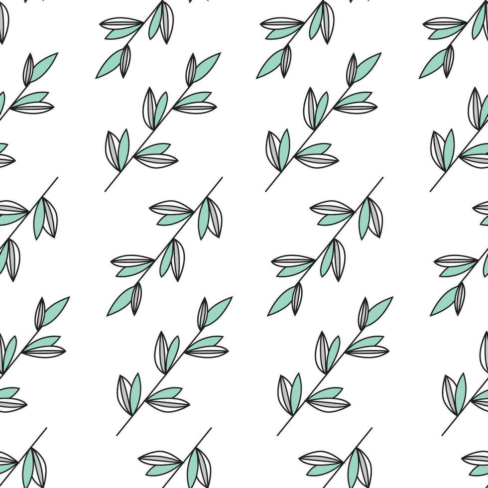 naadloos vector patroon van planten, bloemen.