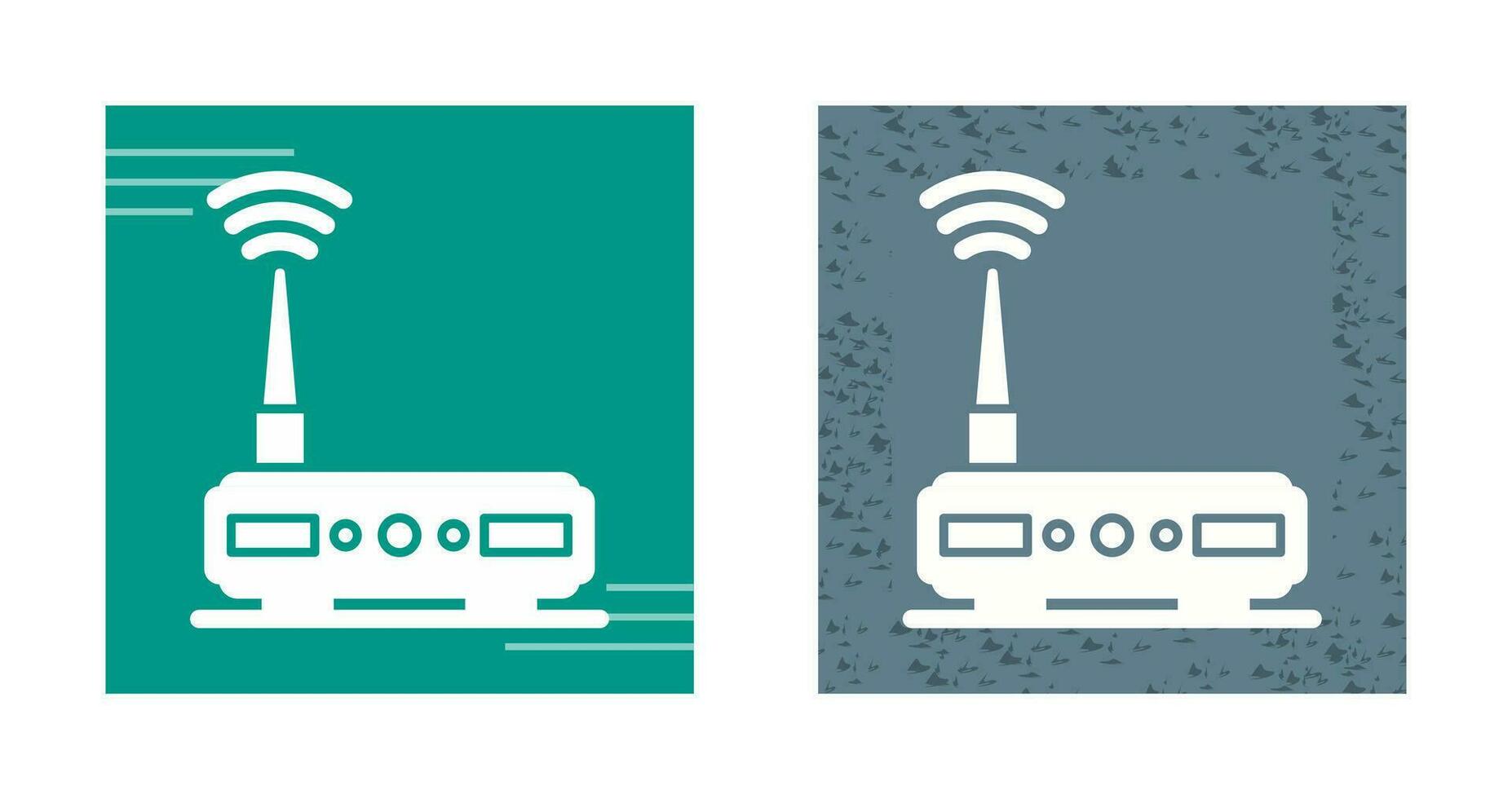 Wifi router vector icoon