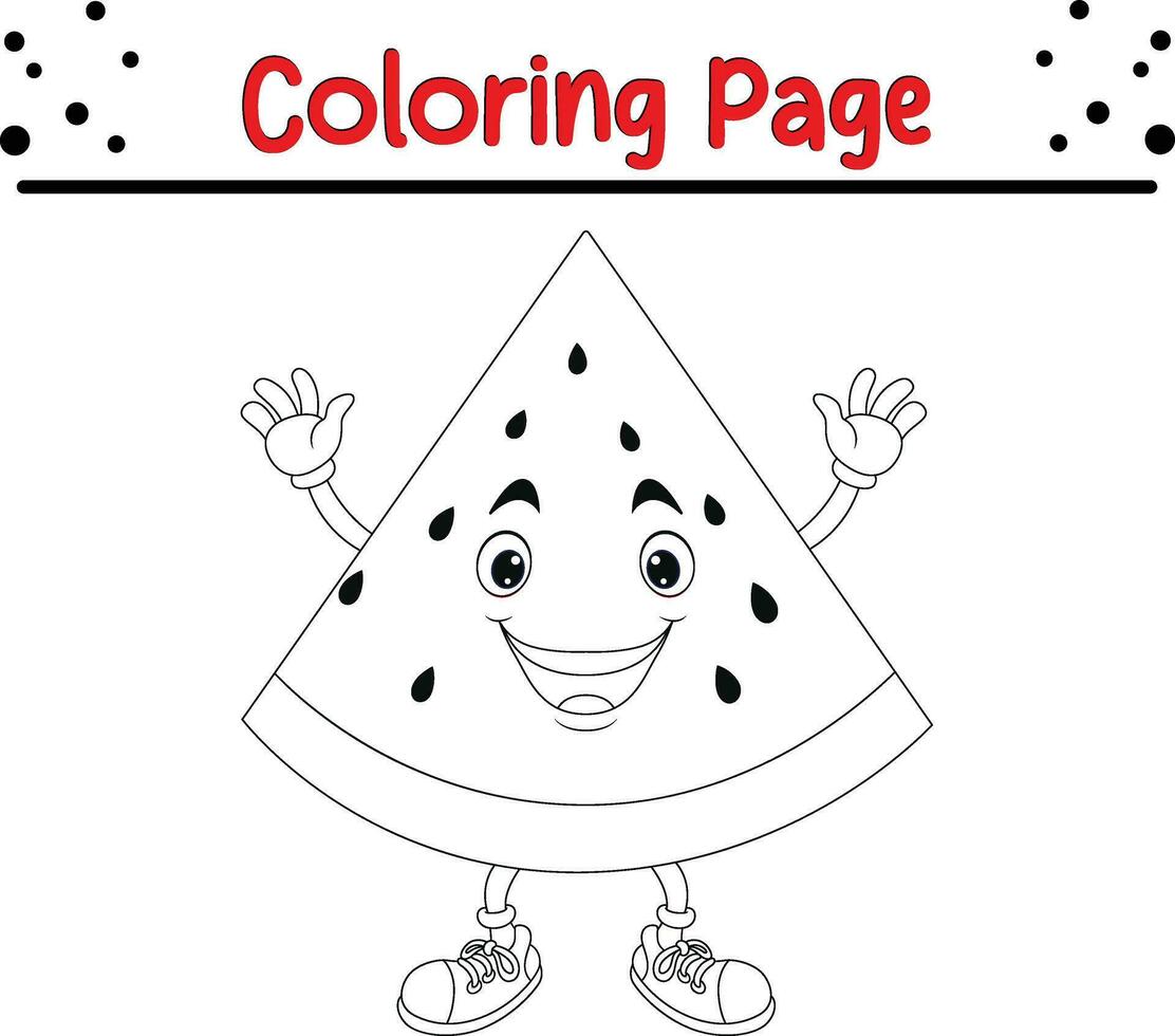 schattig tekenfilm kleur bladzijde illustratie vector. voor kinderen kleur boek. vector