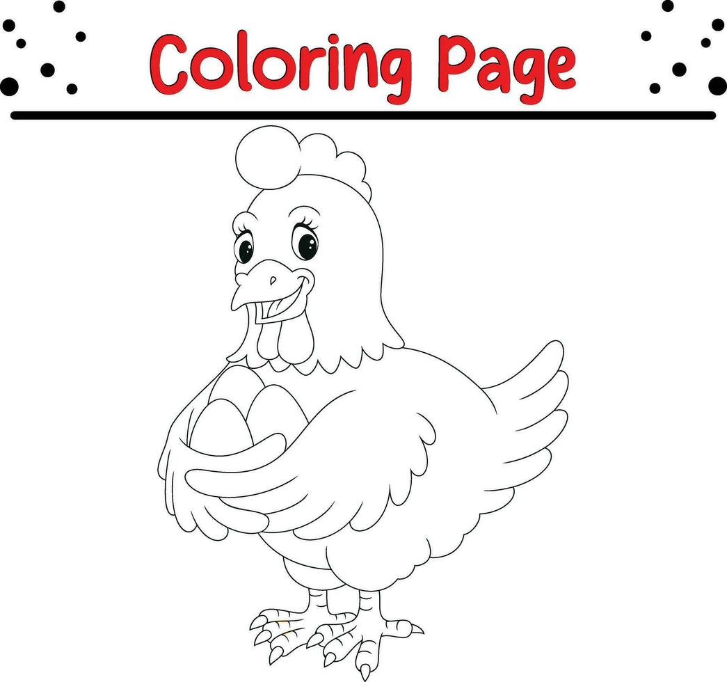 schattig tekenfilm kleur bladzijde illustratie vector. voor kinderen kleur boek. vector