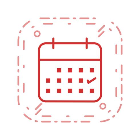 Zakelijke kalender Vector Icon