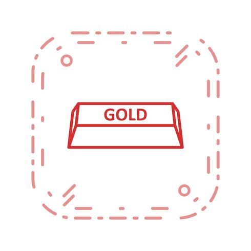 Gouden vector pictogram