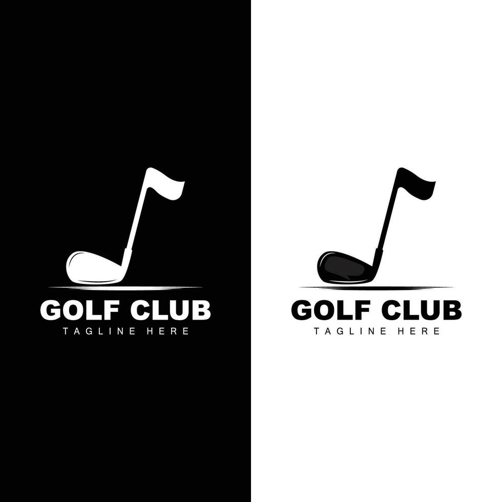 golf team sport logo ontwerp toernooi illustratie symbool sjabloon vector