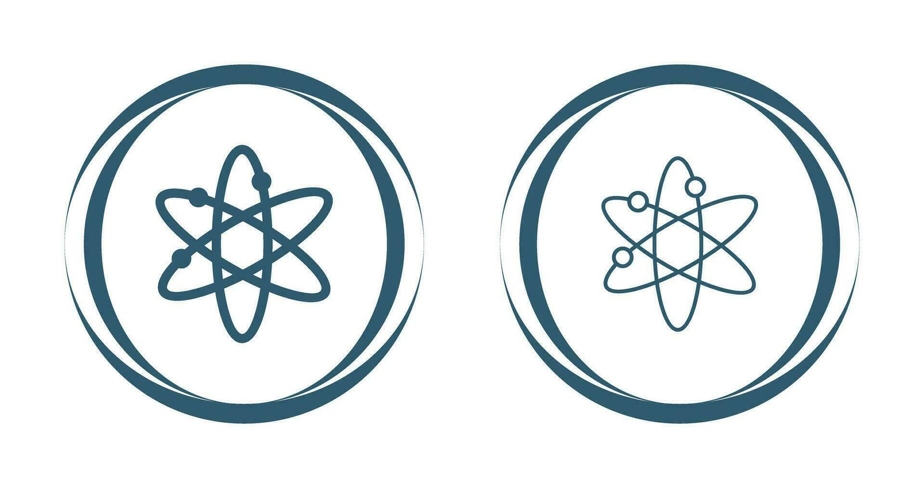 atomair structuur vector icoon