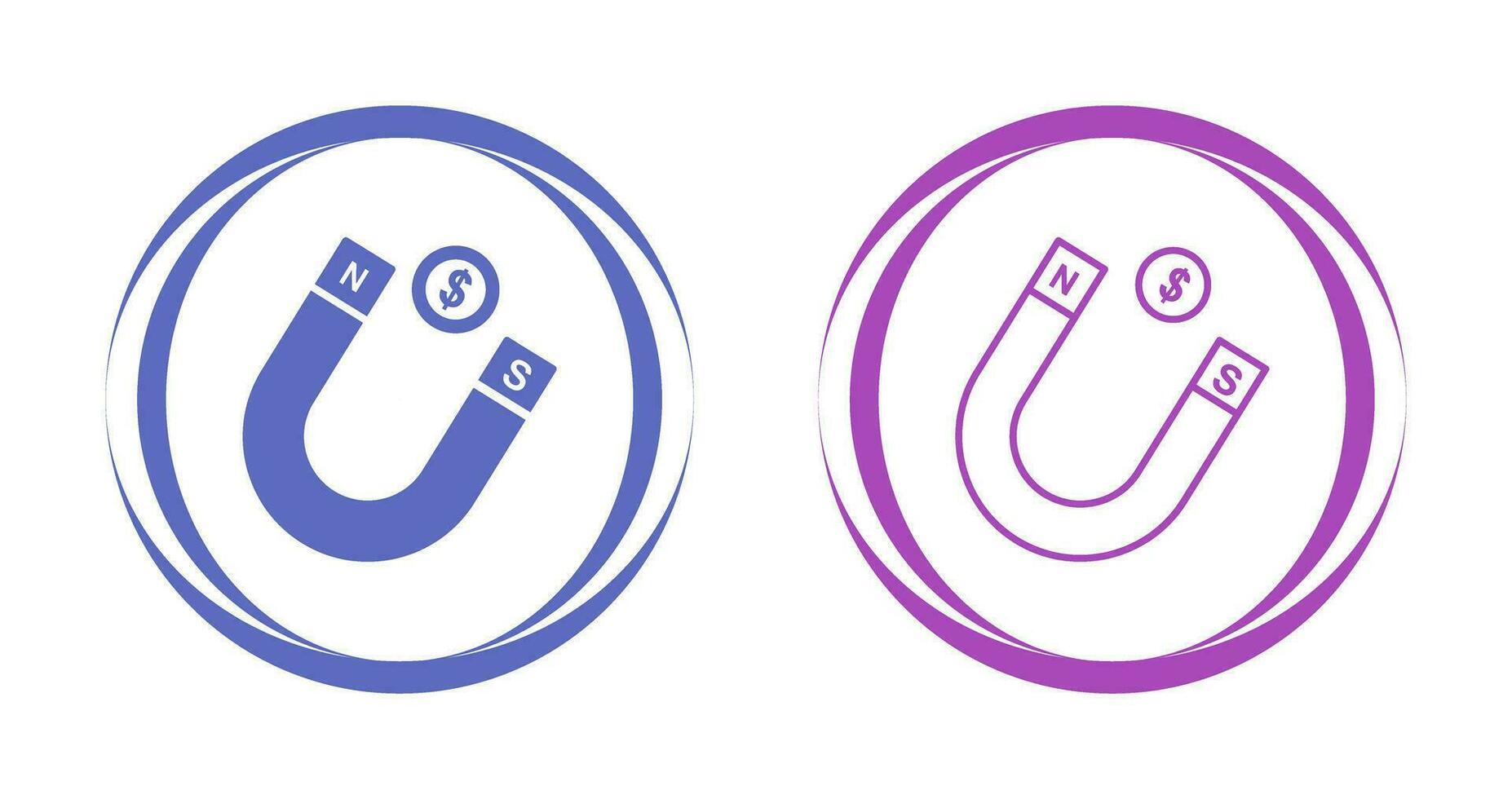 magneet vector pictogram