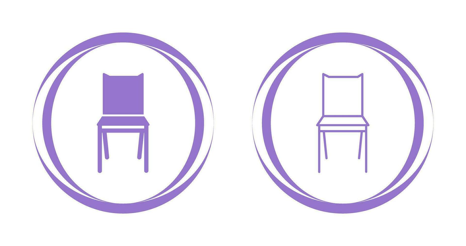 slaapkamer stoel vector icoon