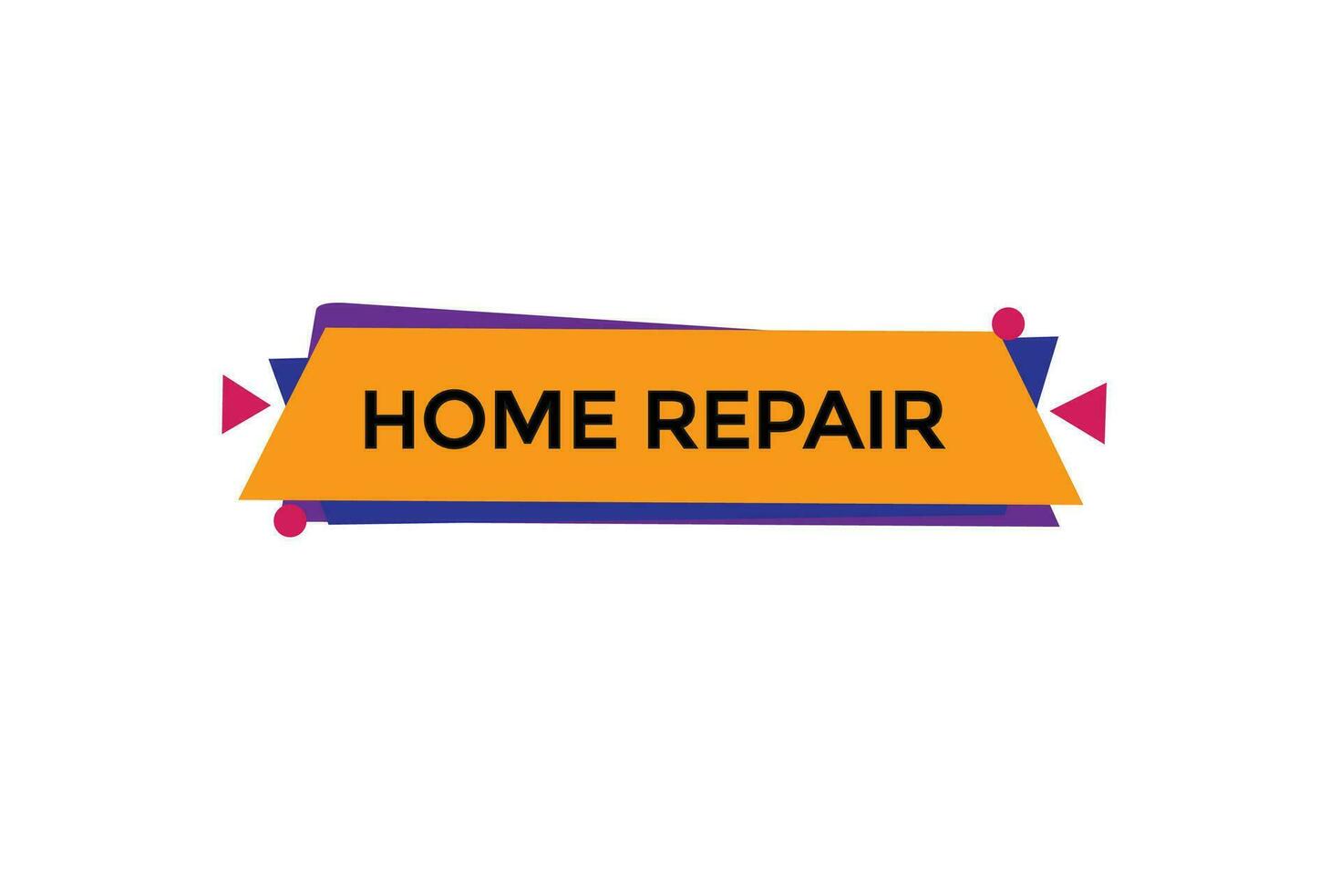 nieuw huis reparatie modern, website, Klik knop, niveau, teken, toespraak, bubbel banier, vector