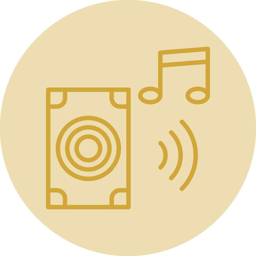 muziek- systeem vector icoon ontwerp